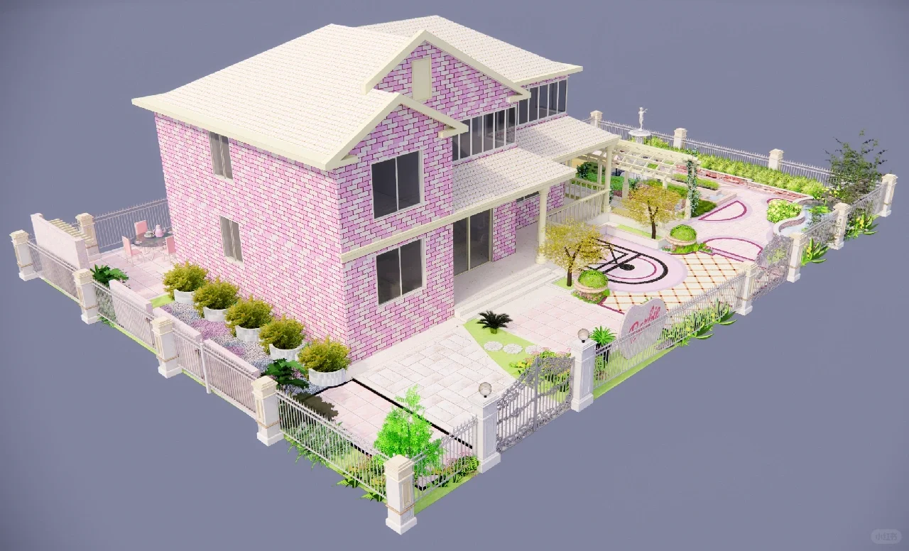 su建模之芭比梦想豪宅