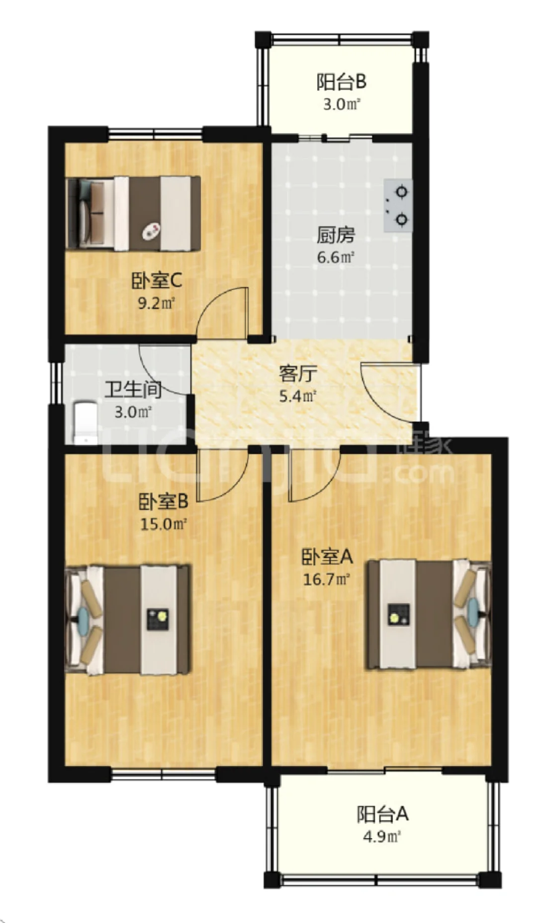 这种户型怎么装啊