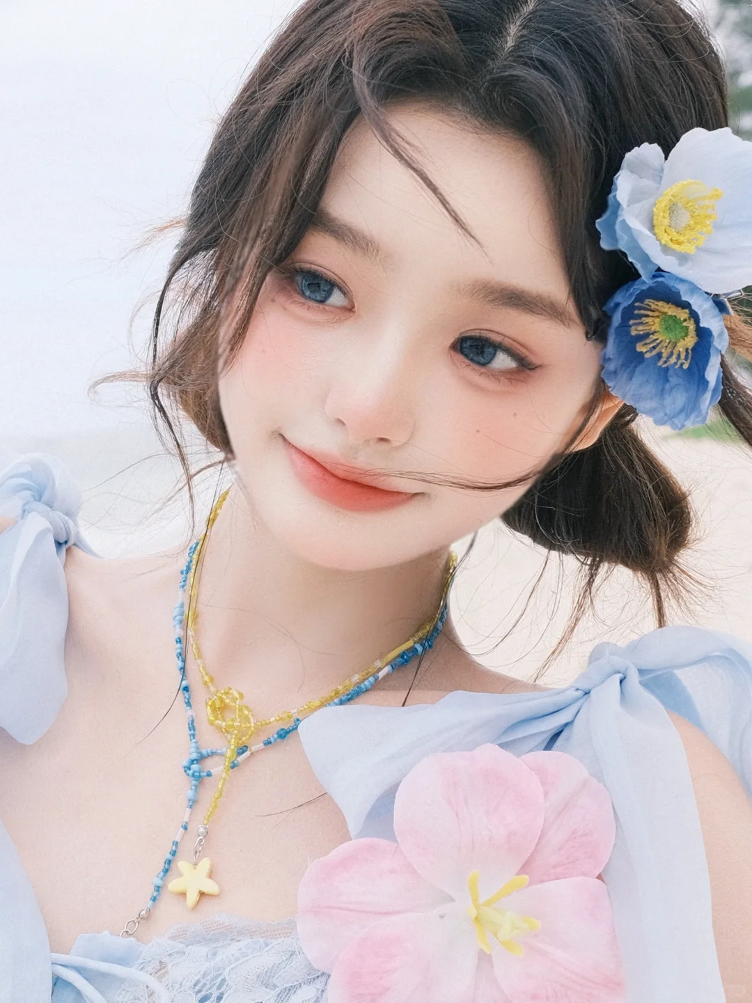 这个甜度超标的比基尼宝贝是谁家的！💙