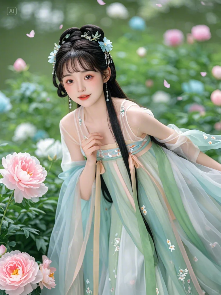 古风小美女【AI生成，勿混淆】