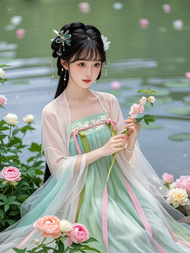 古风小美女【AI生成，勿混淆】