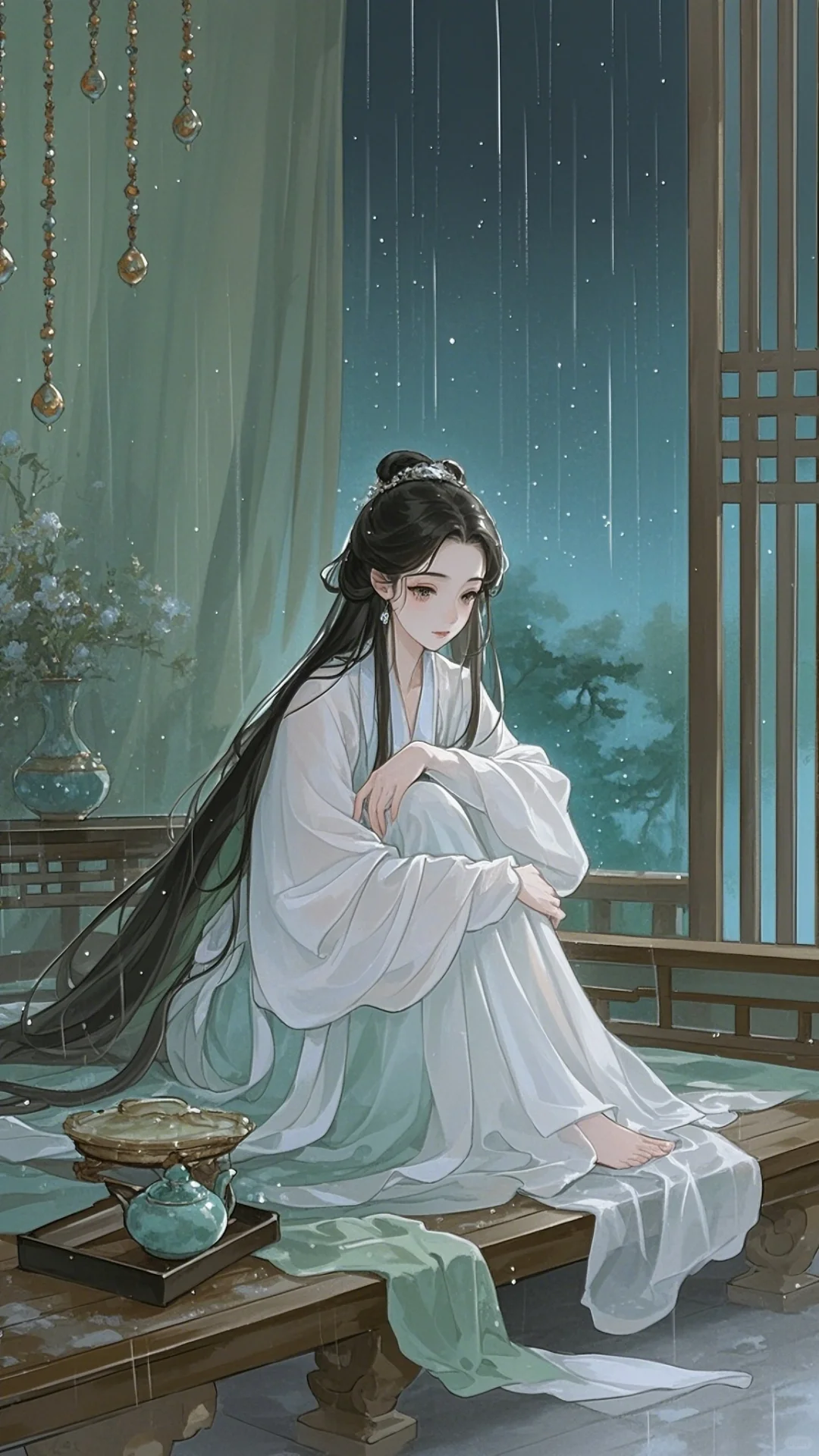 闭月羞花怨，沉鱼落雁愁