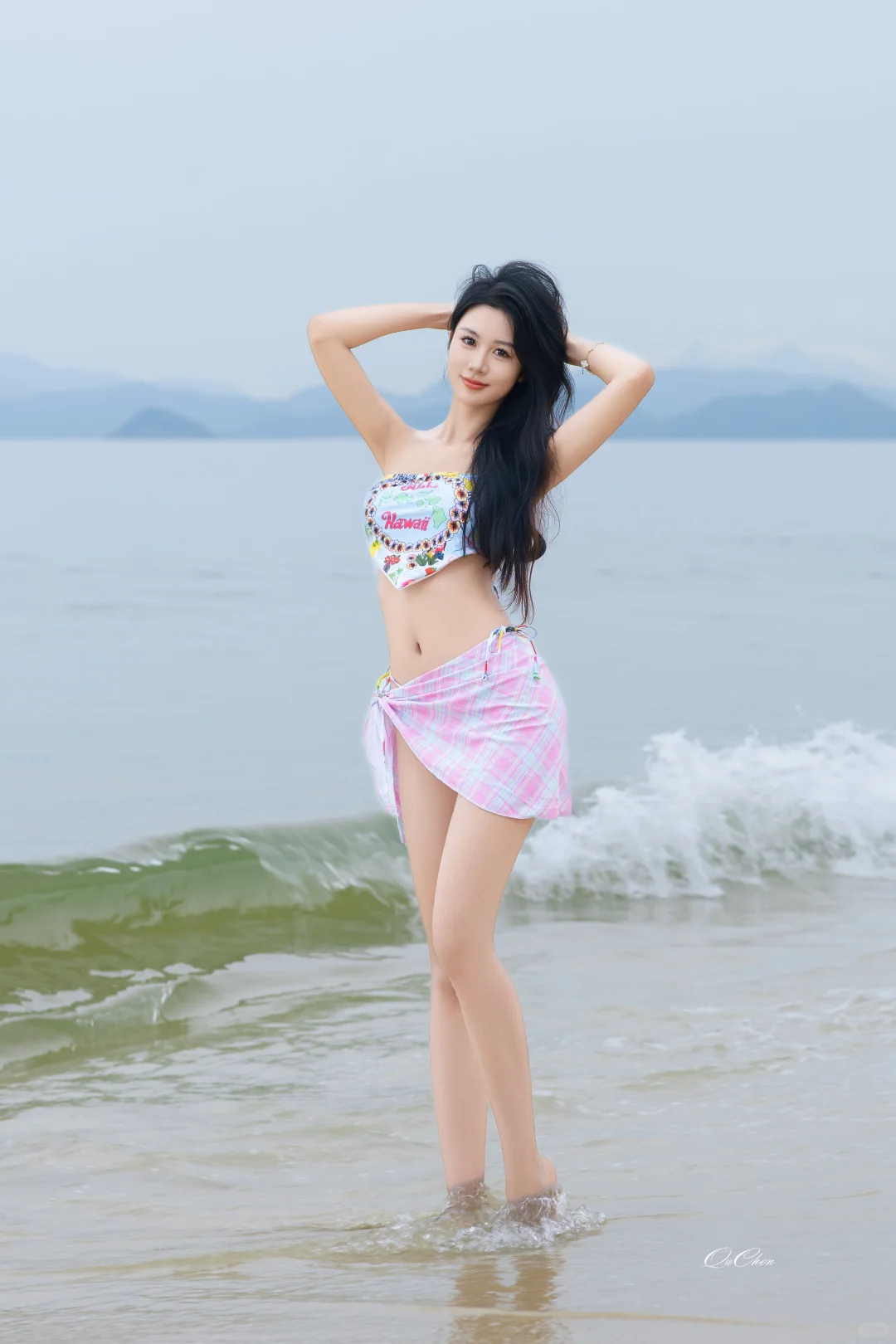 深圳摄影活动|阴天海边比基尼拍照姿势分享