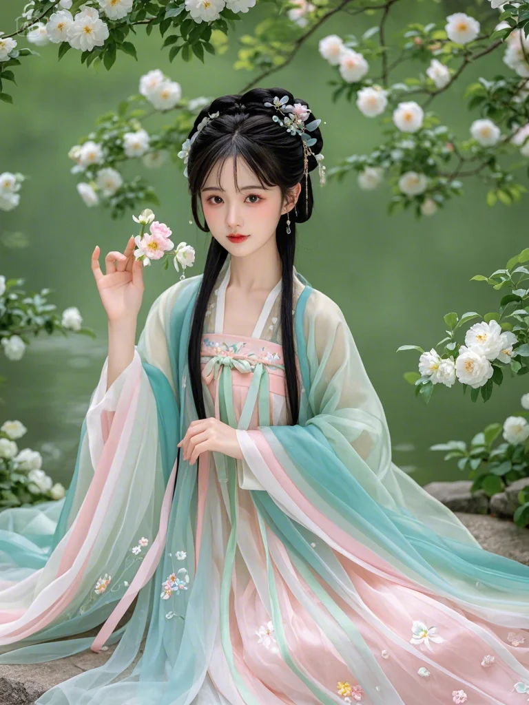 古风小美女【AI生成，勿混淆】