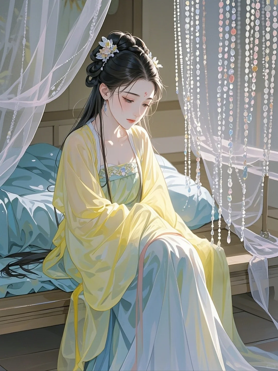 闭月羞花怨，沉鱼落雁愁
