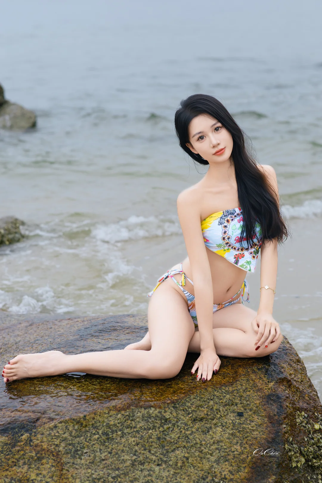 深圳摄影活动|阴天海边比基尼拍照姿势分享