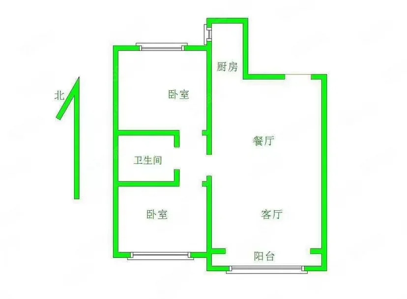 保定未来城简装两室急售58万