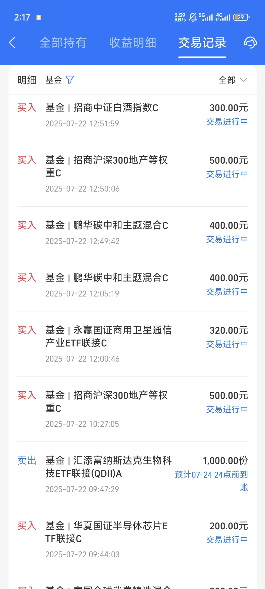今日操作7.22，继续加仓白酒、地产，机器人