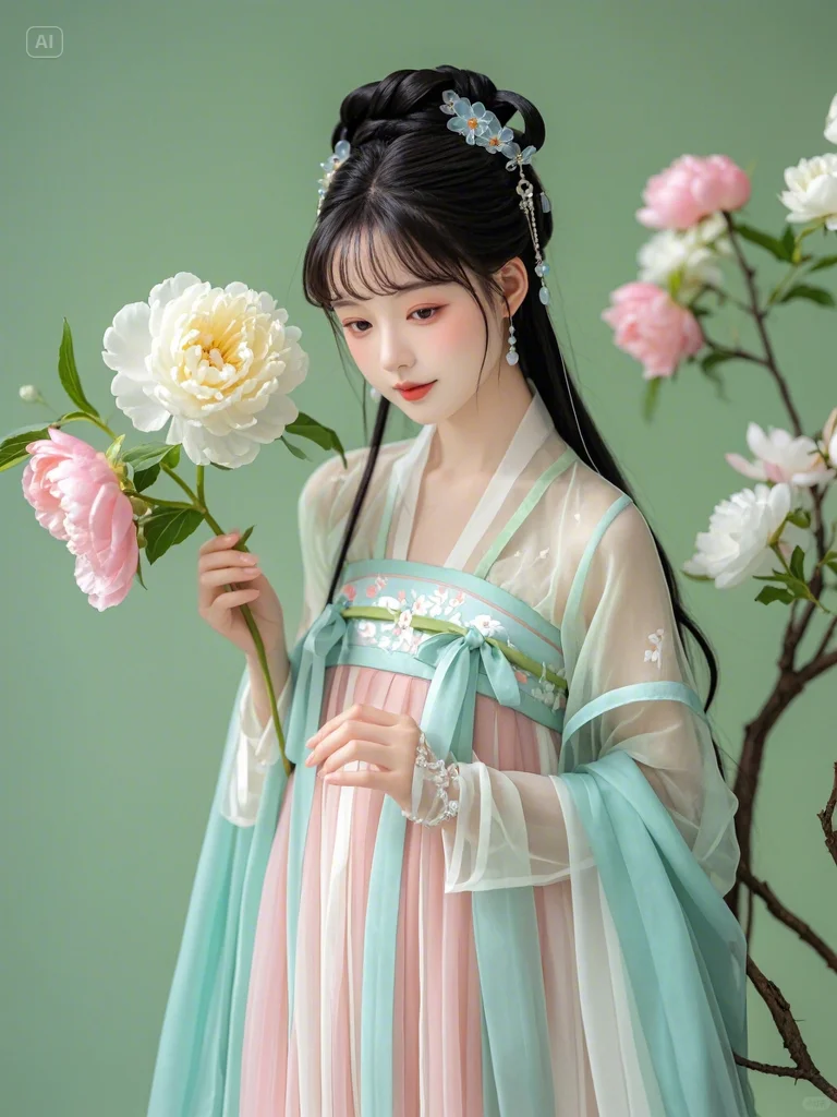 古风小美女【AI生成，勿混淆】