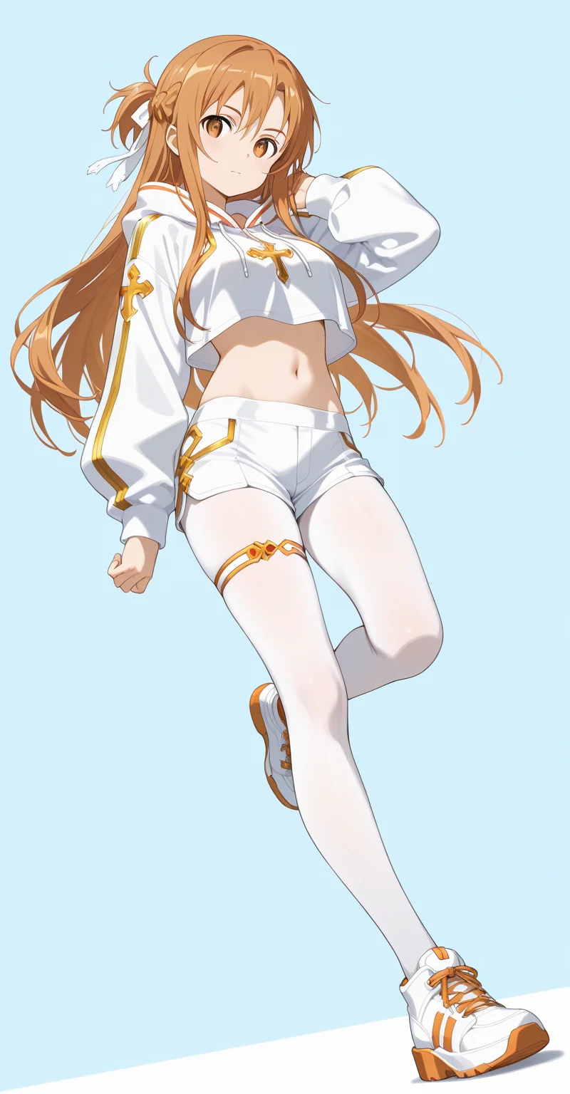 【人物印象特典】白丝运动少女套装 × 18人