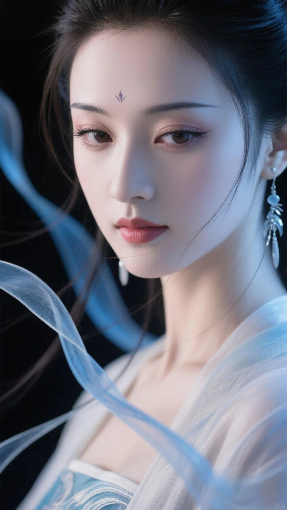 没有办法眼睛不看着她