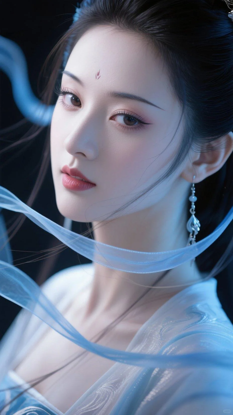 没有办法眼睛不看着她