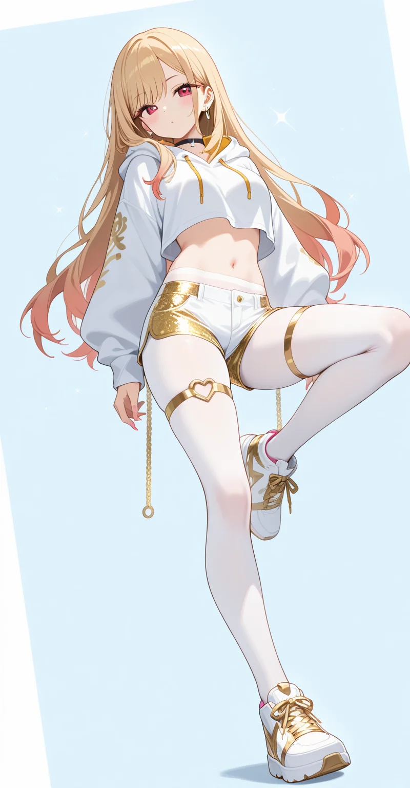 【人物印象特典】白丝运动少女套装 × 18人