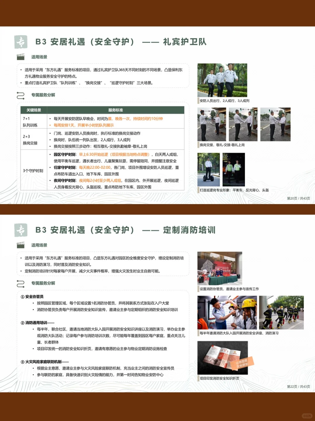 地产项目丨高端物业专属场景服务标准手册