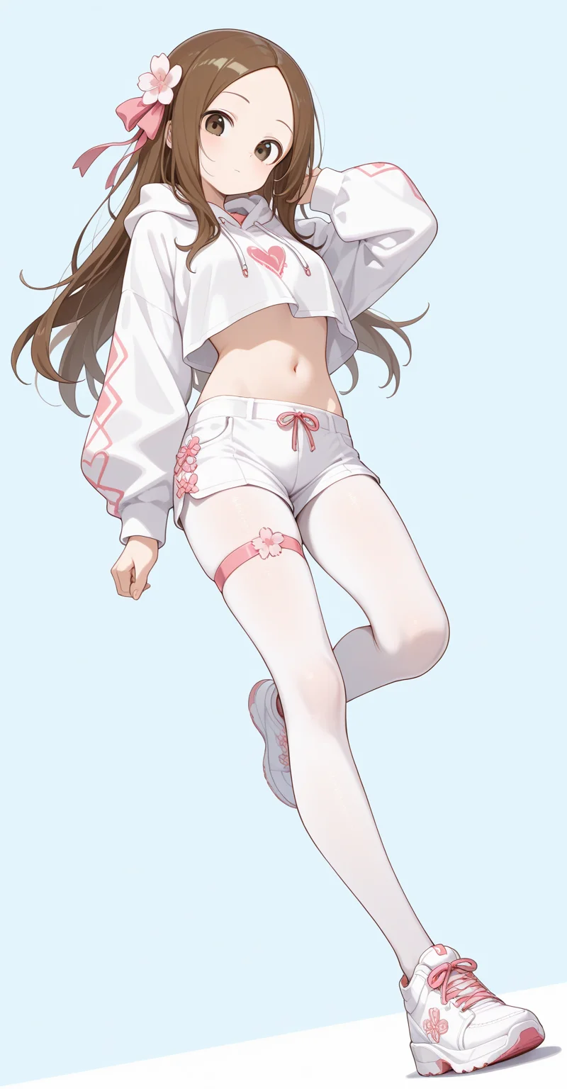【人物印象特典】白丝运动少女套装 × 18人