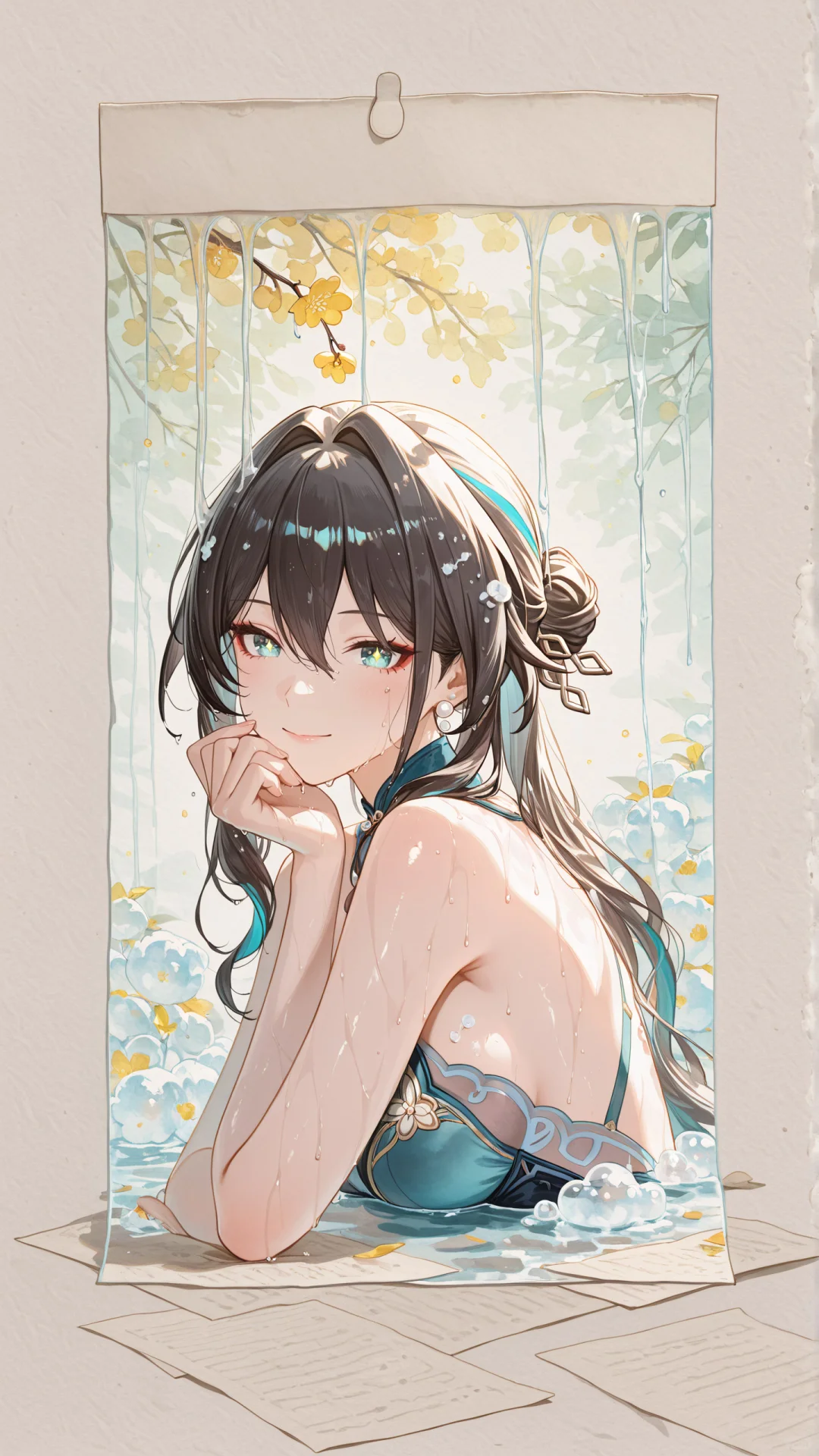 崩坏星穹铁道水彩泳装