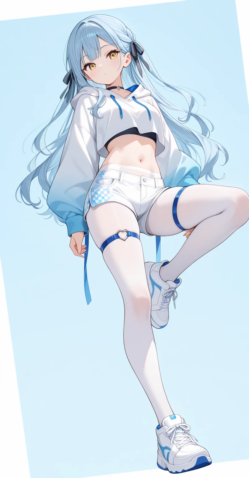 【人物印象特典】白丝运动少女套装 × 18人