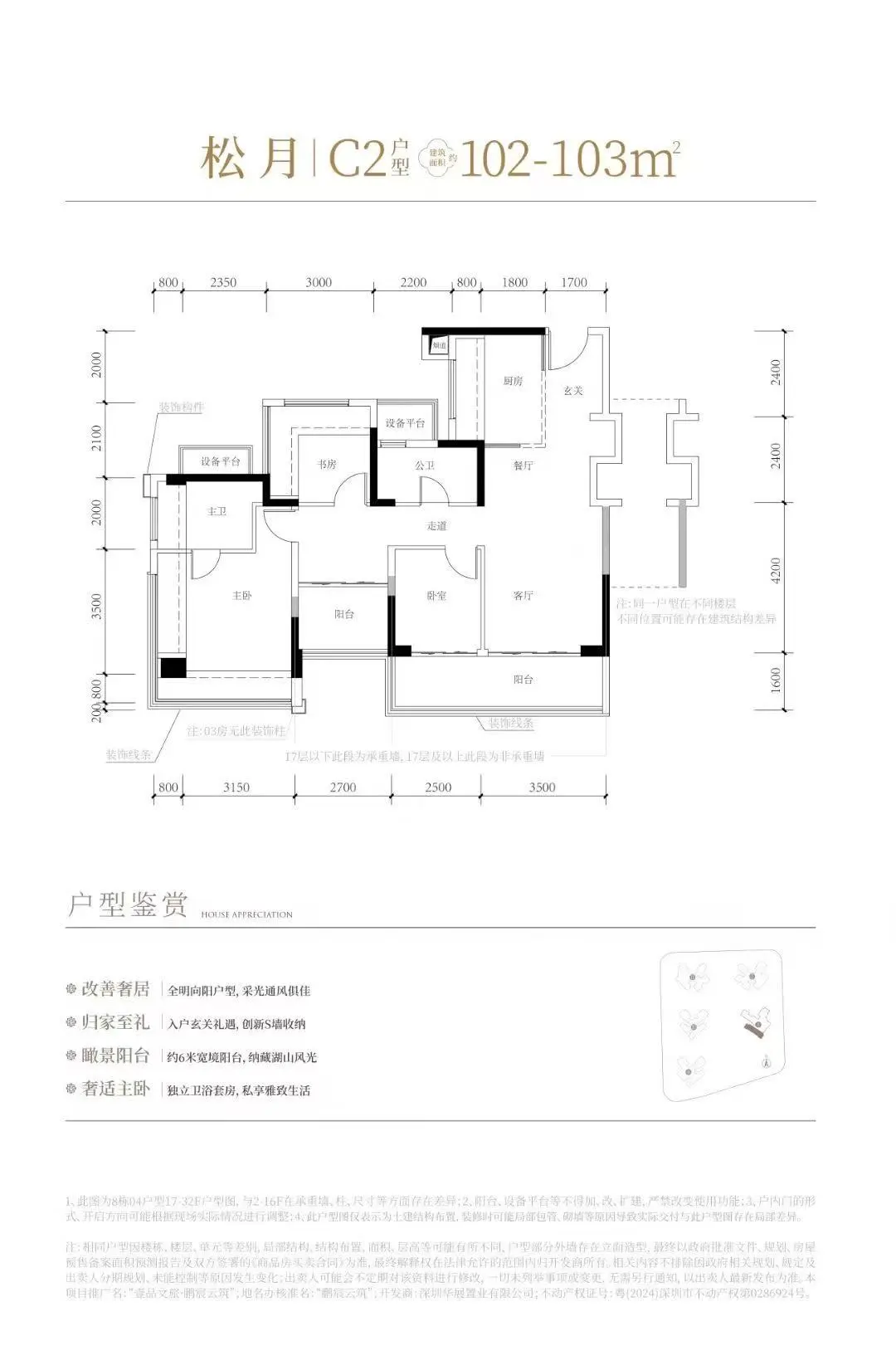 中建鹏宸云筑西区户型9月加推89-139平！