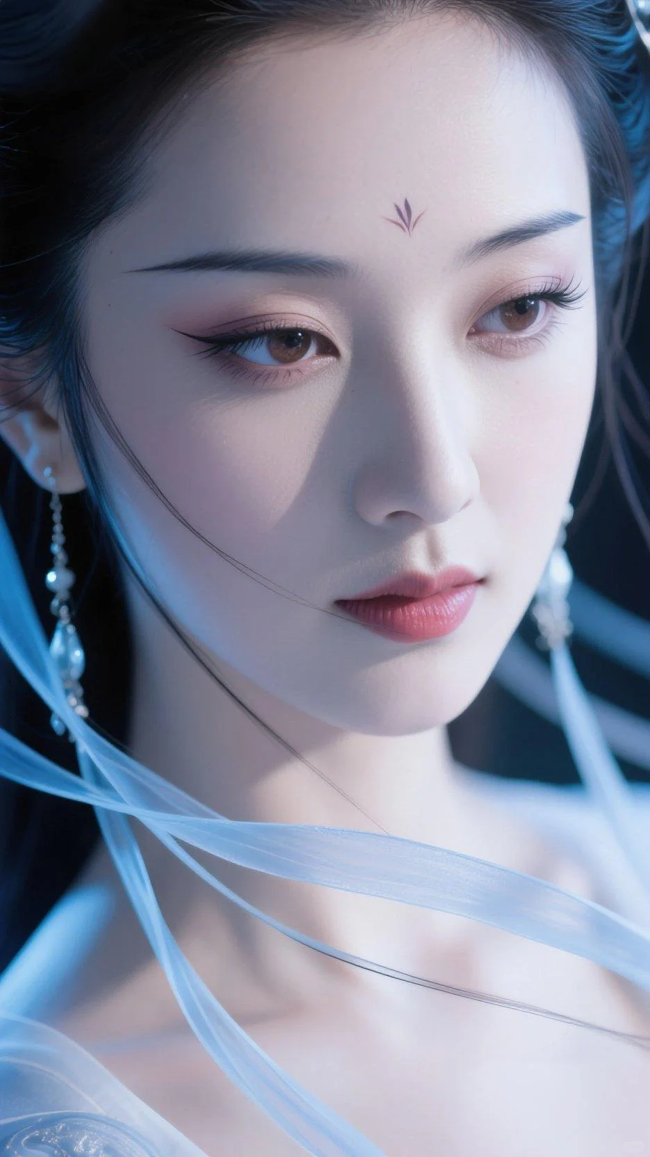 没有办法眼睛不看着她