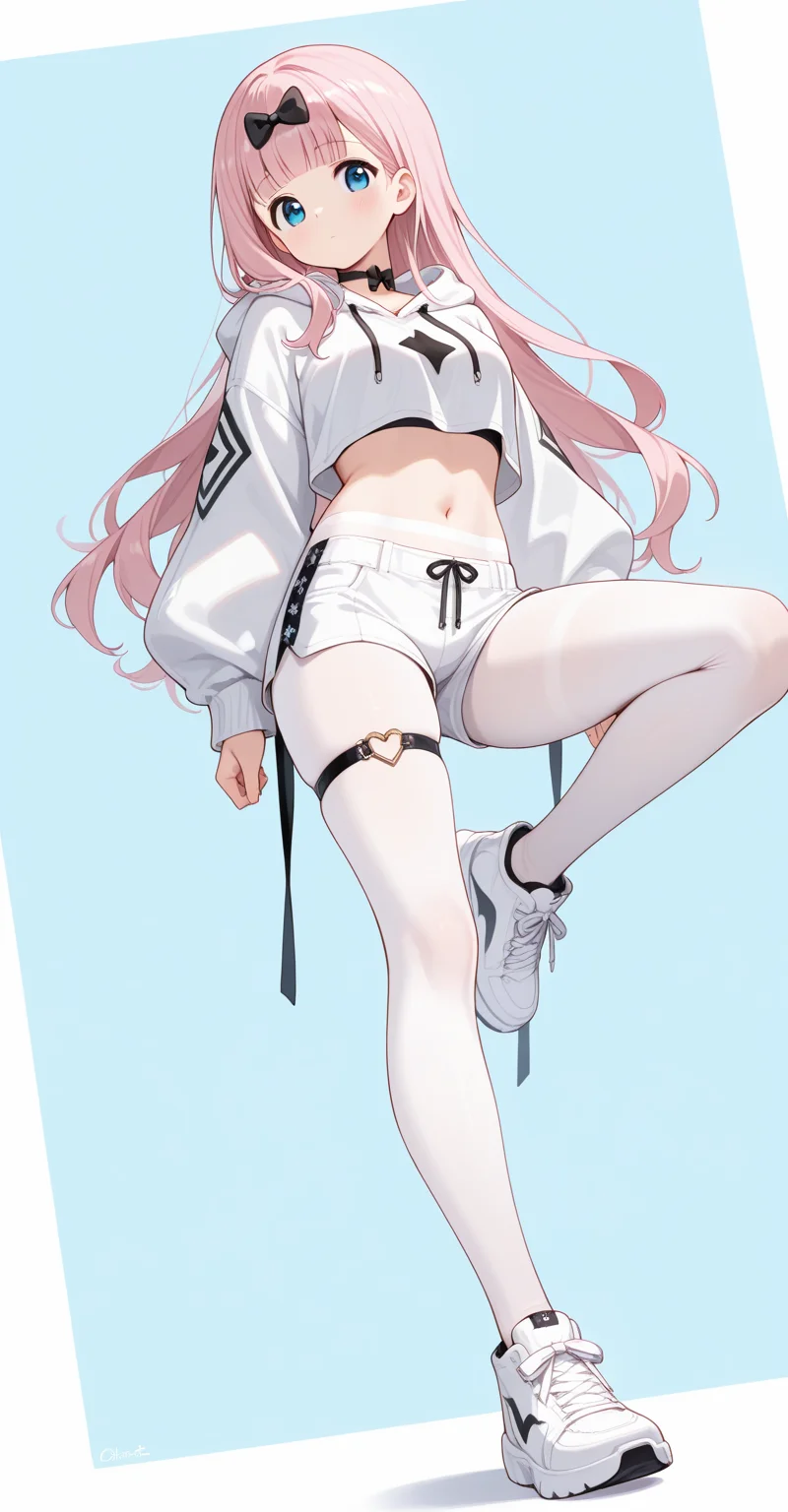 【人物印象特典】白丝运动少女套装 × 18人