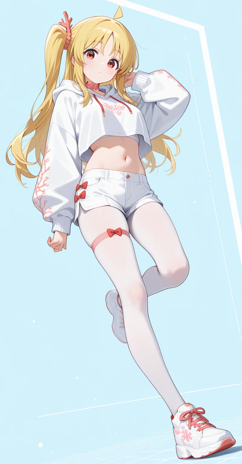 【人物印象特典】白丝运动少女套装 × 18人