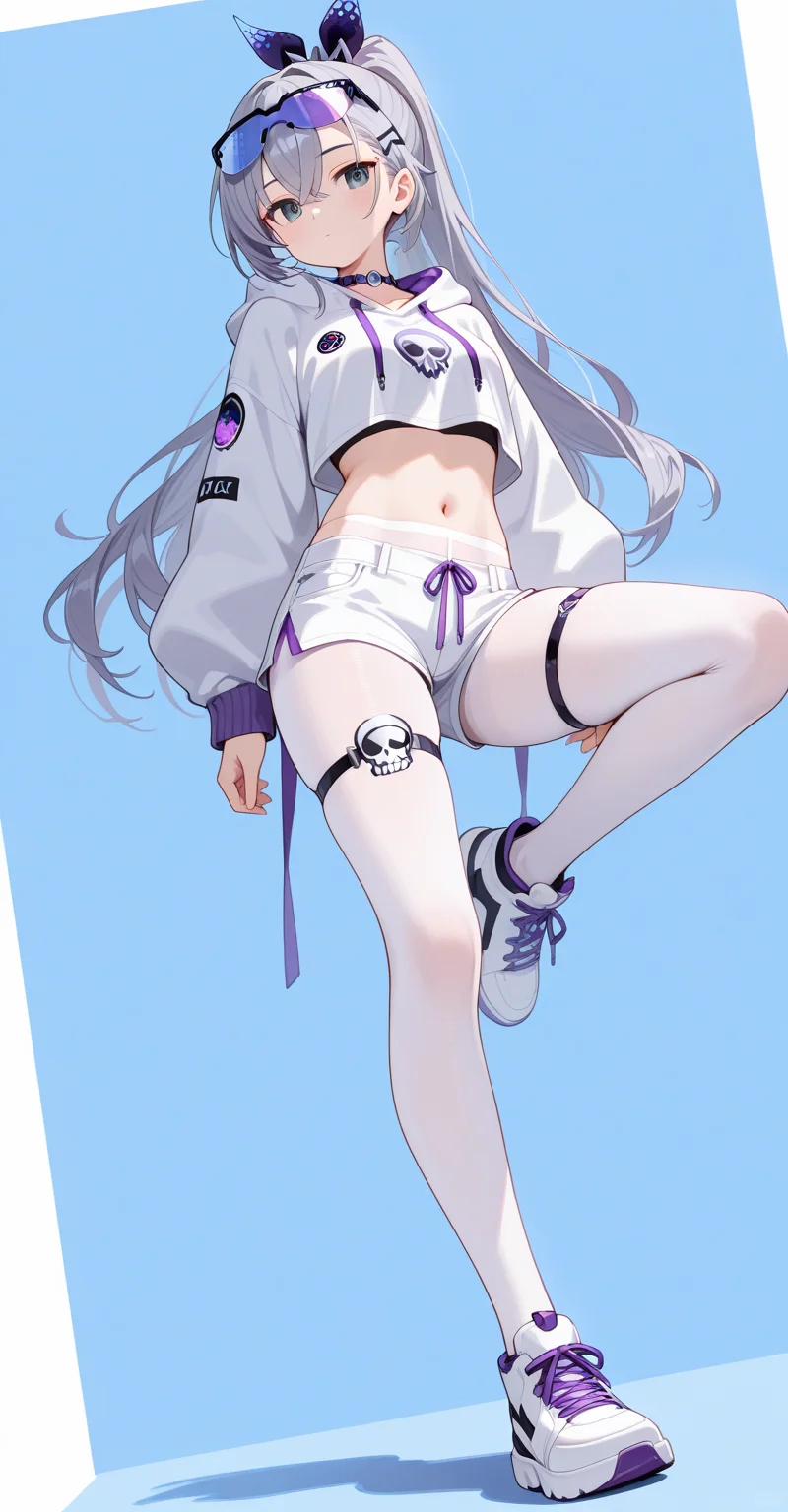 【人物印象特典】白丝运动少女套装 × 18人