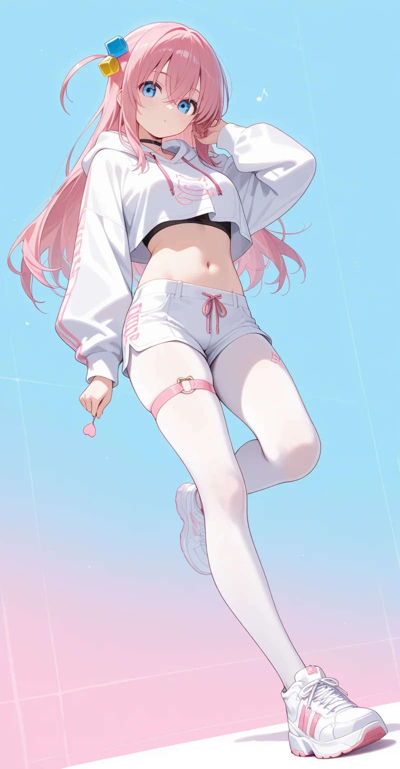 【人物印象特典】白丝运动少女套装 × 18人