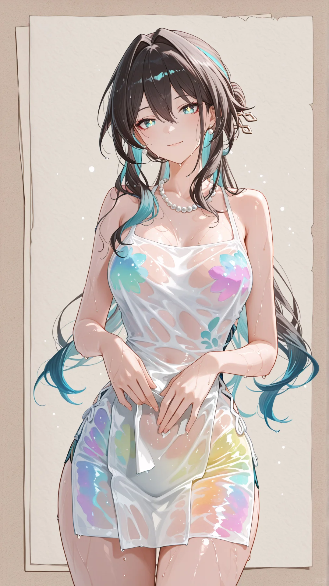 崩坏星穹铁道水彩泳装
