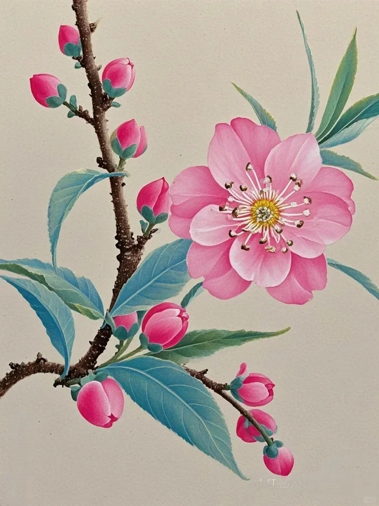 娇艳欲滴的花儿