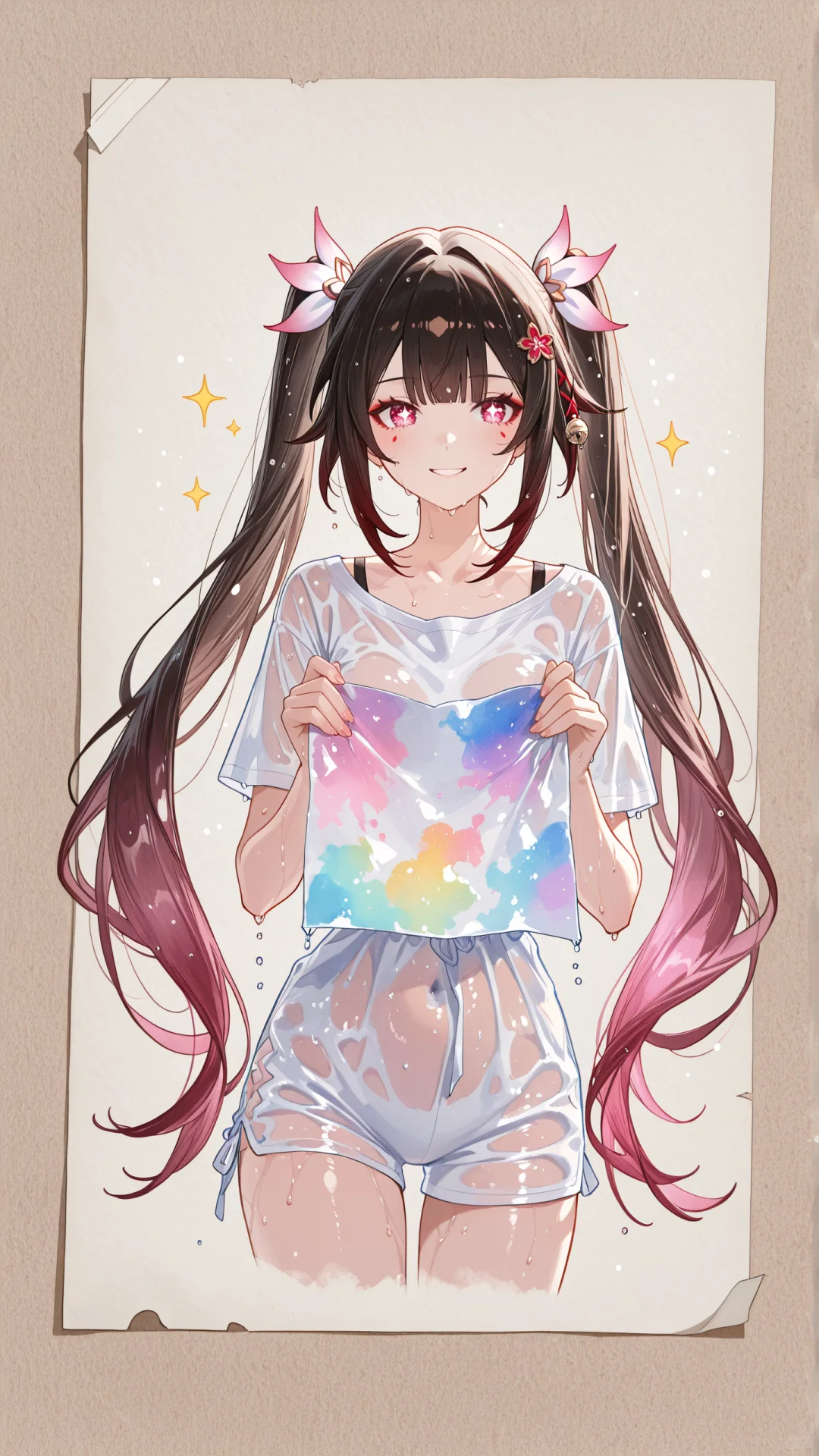 崩坏星穹铁道水彩泳装