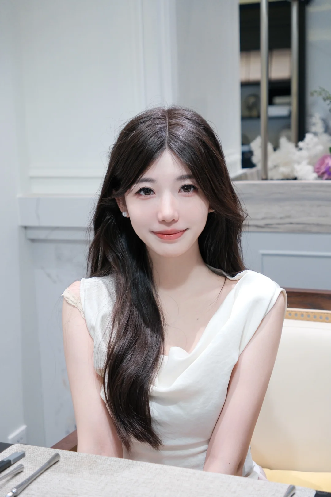 一些很有大美女那味 一眼惊艳清纯贵气神裙