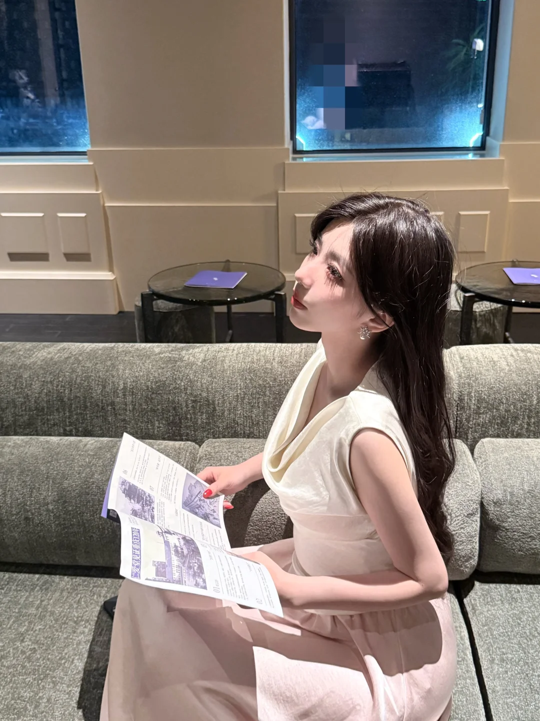 一些很有大美女那味 一眼惊艳清纯贵气神裙