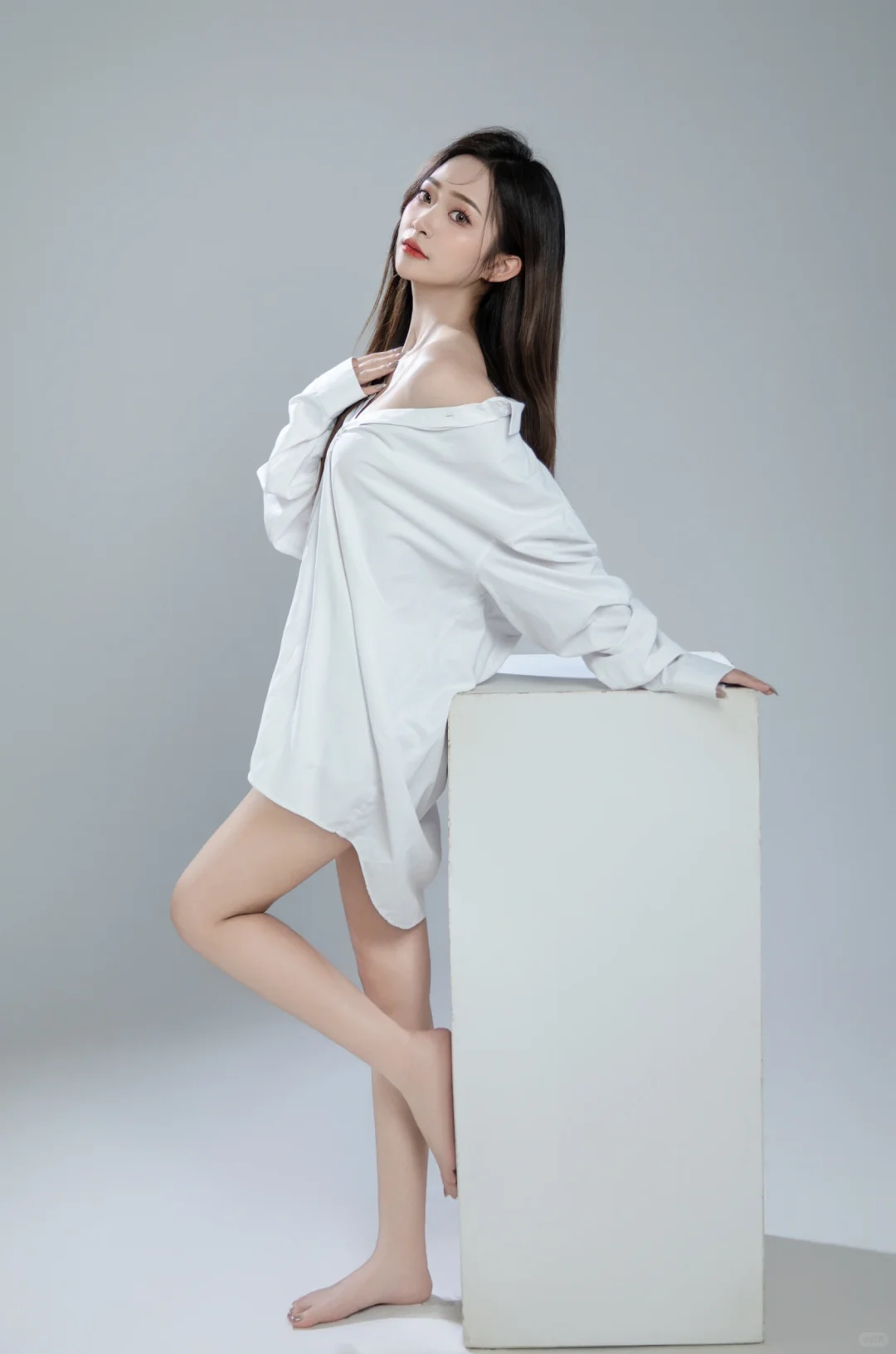 ⚪️白衬衫女神范❕☁️韩系清透感氧气写真