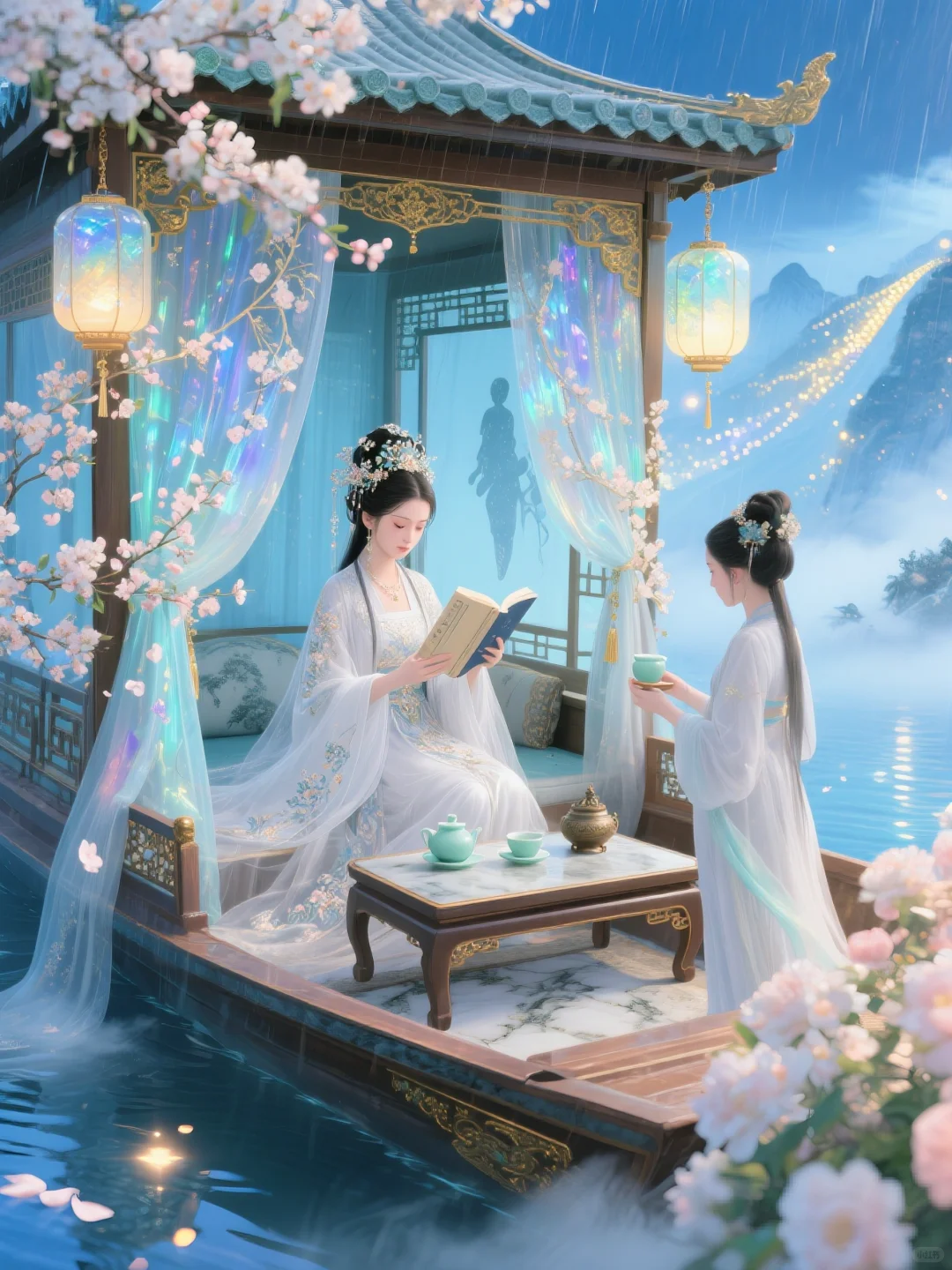 穿越到仙界…你会乘坐哪个画舫出行？