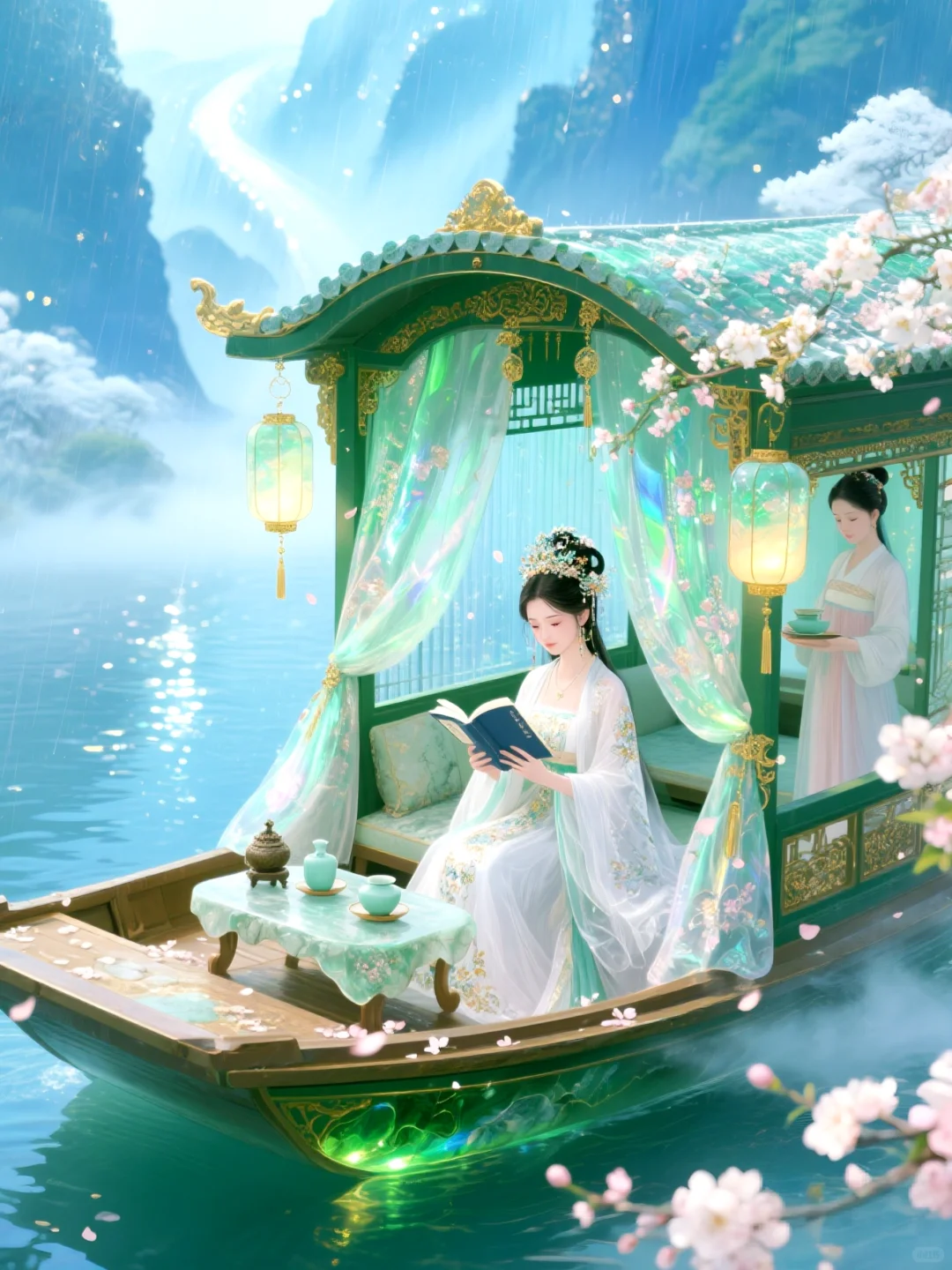 穿越到仙界…你会乘坐哪个画舫出行？