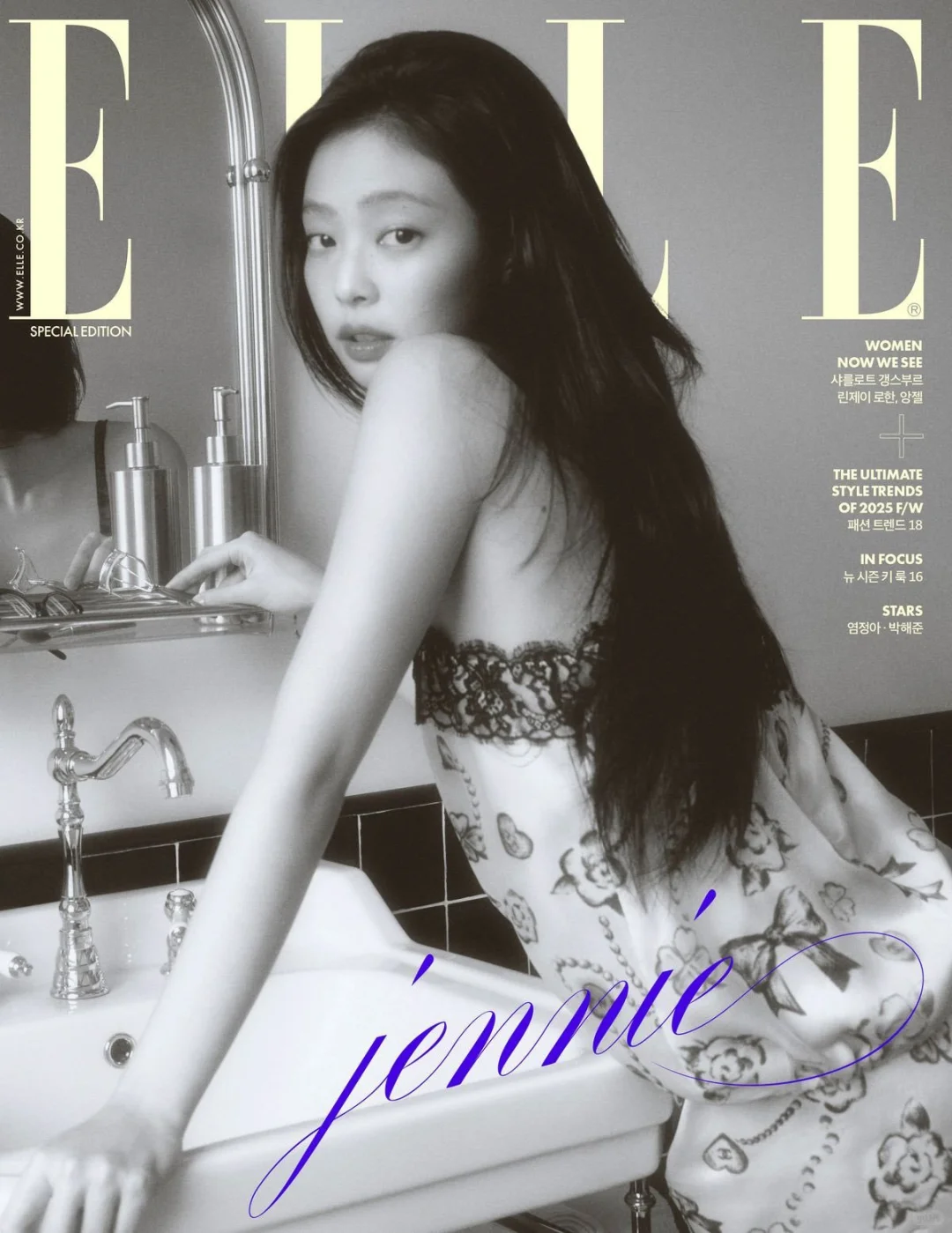 Jennie新杂志来袭，时尚女神范十足！