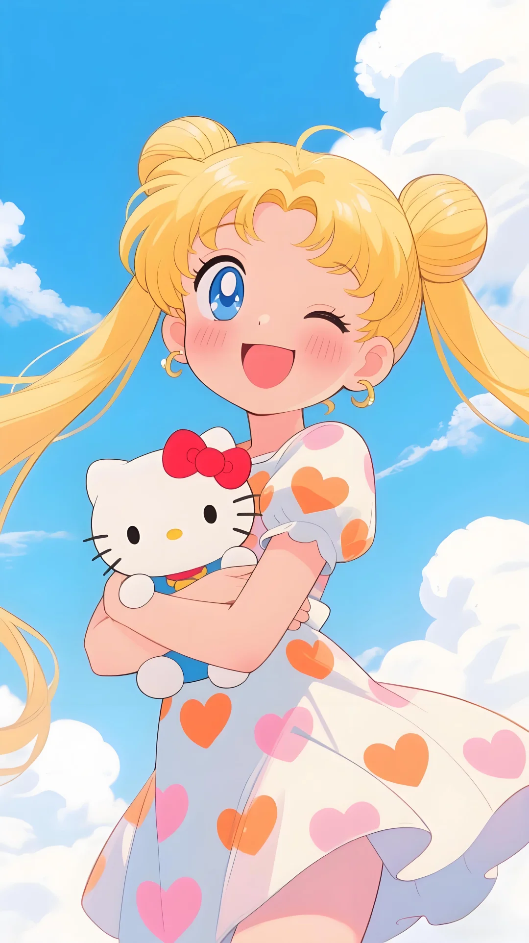 水冰月揽Hello Kitty入怀，可爱风暴席卷！