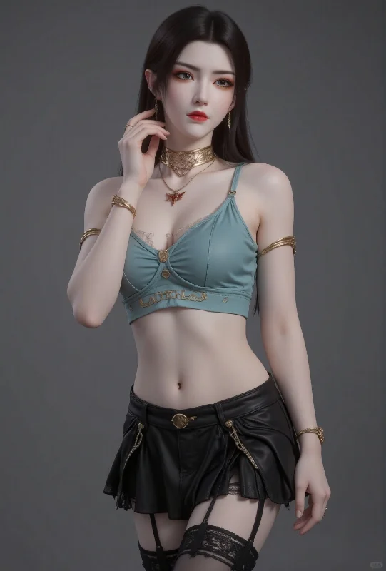 国漫女神斗破苍穹美杜莎夏日清凉装美图欣赏