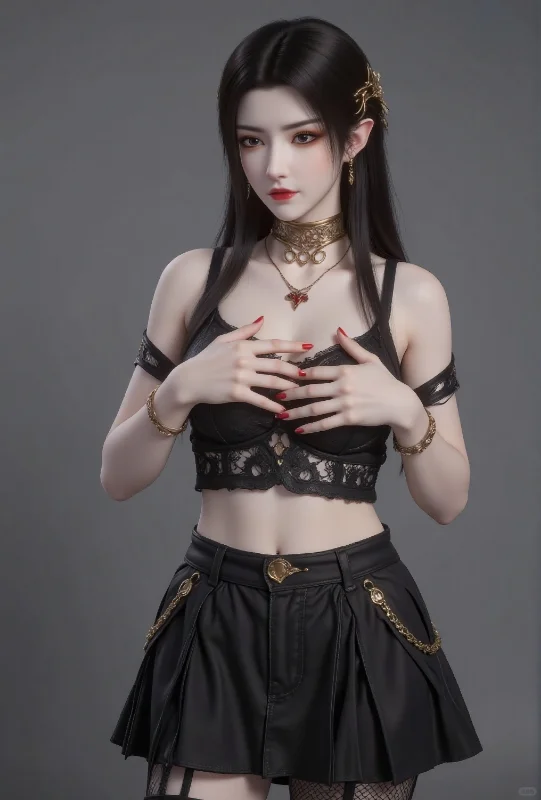 国漫女神斗破苍穹美杜莎夏日清凉装美图欣赏