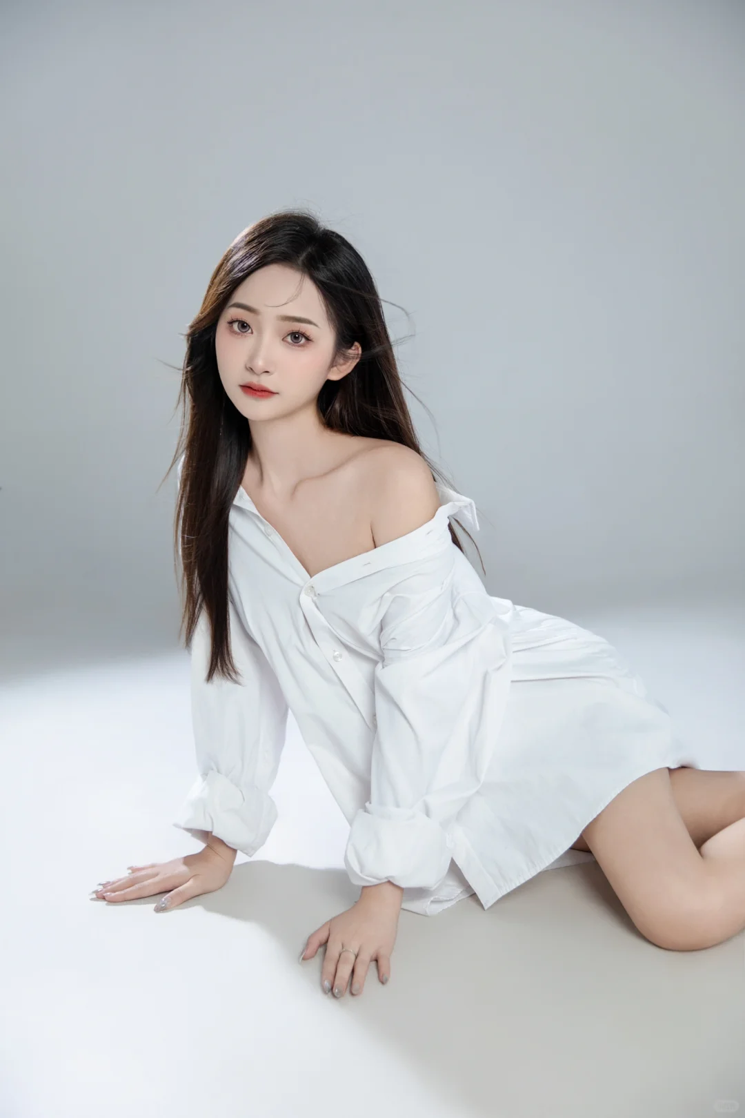 ⚪️白衬衫女神范❕☁️韩系清透感氧气写真
