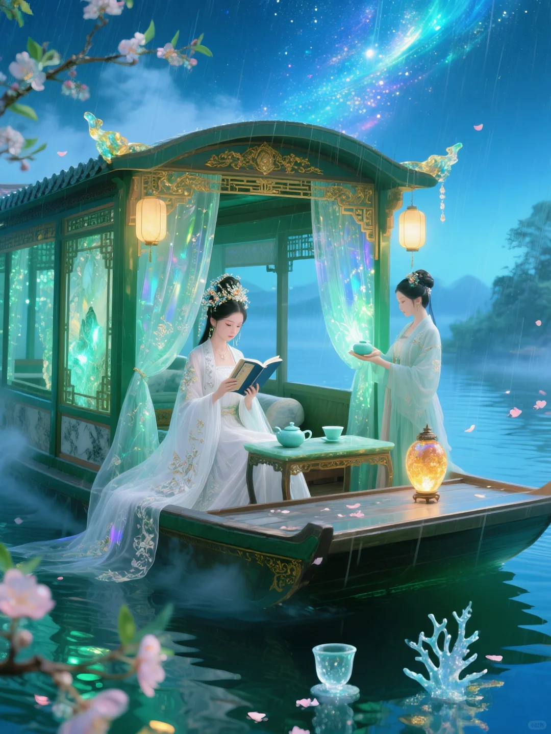穿越到仙界…你会乘坐哪个画舫出行？