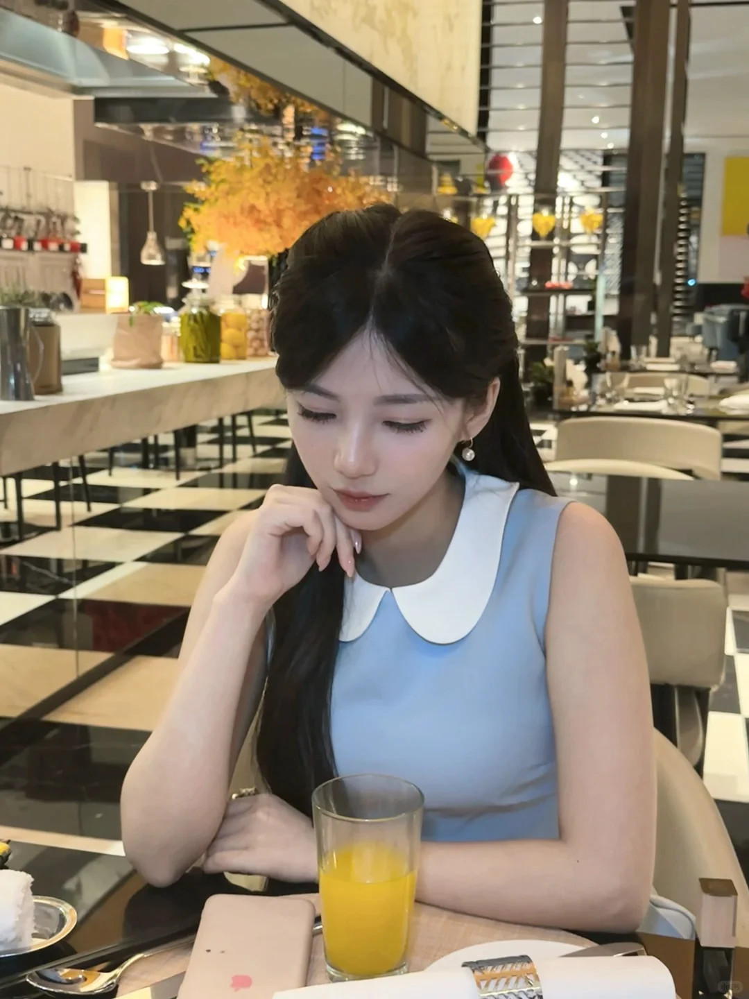 一些很有大美女那味 一眼惊艳清纯贵气神裙
