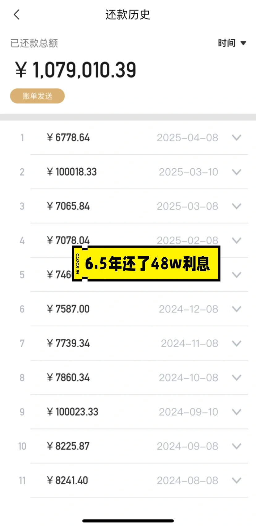 龟速还房贷中
