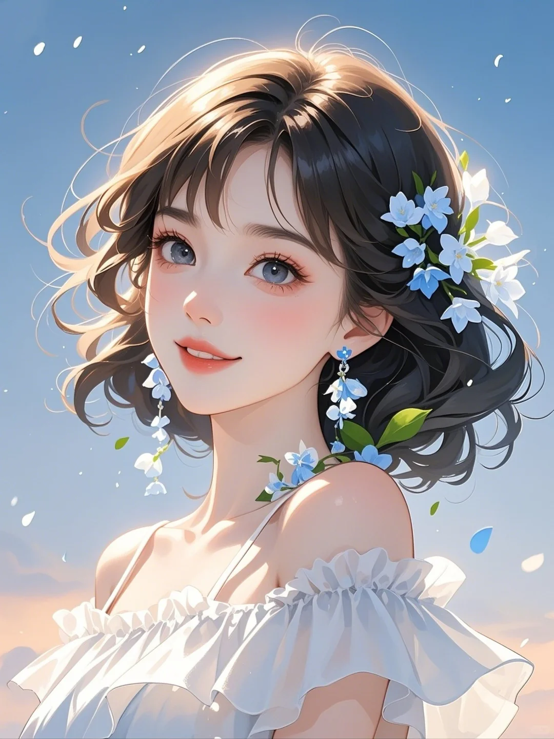 治愈插画/浪漫夏日氛围