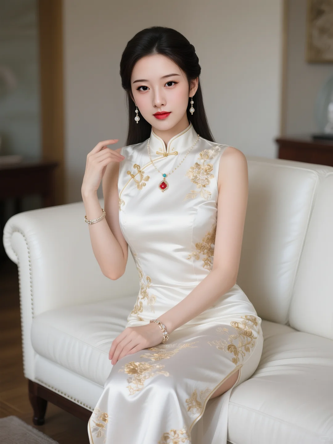 金绣穹律·白瓷纪元美女