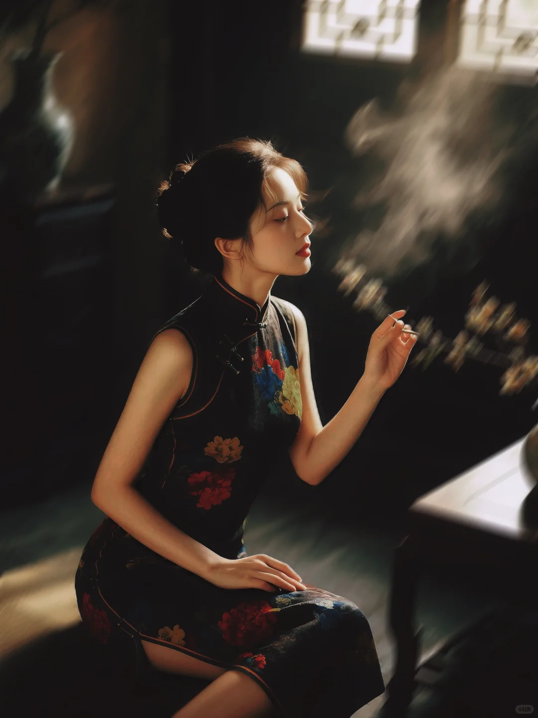 暗香浮动｜光影间游走的复古旗袍