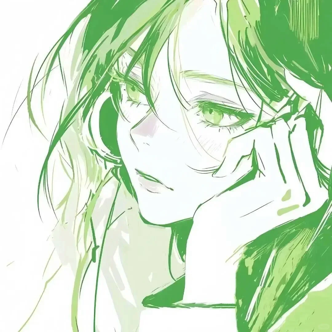 绿色系唯美头像