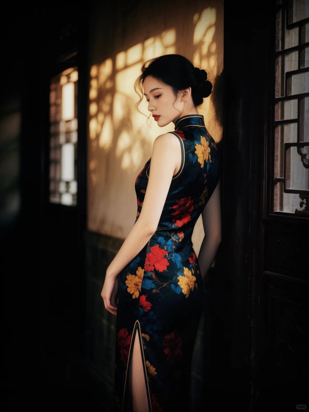 暗香浮动｜光影间游走的复古旗袍