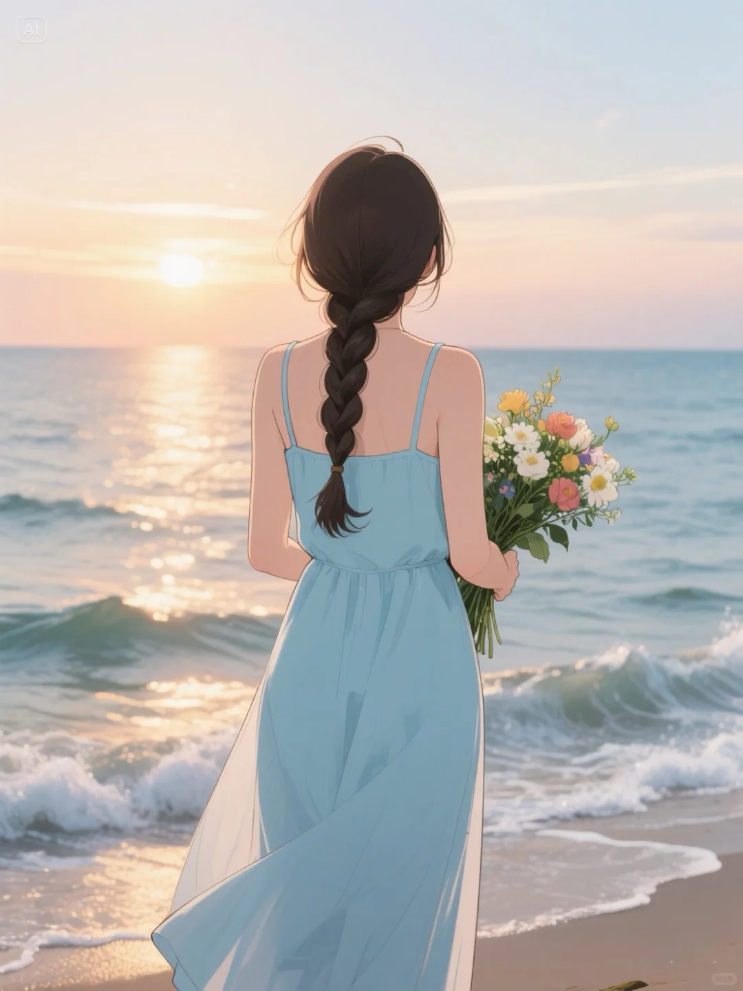 散落人间的神仙女头♡海边女孩