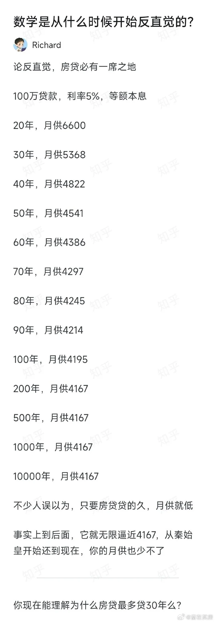 房贷为什么最多只贷30年？